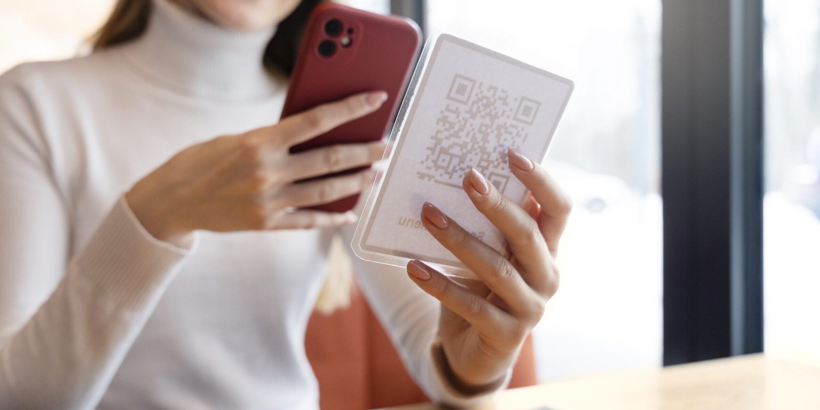 close-up-woman-scanning-qr-with-phone Open Finance